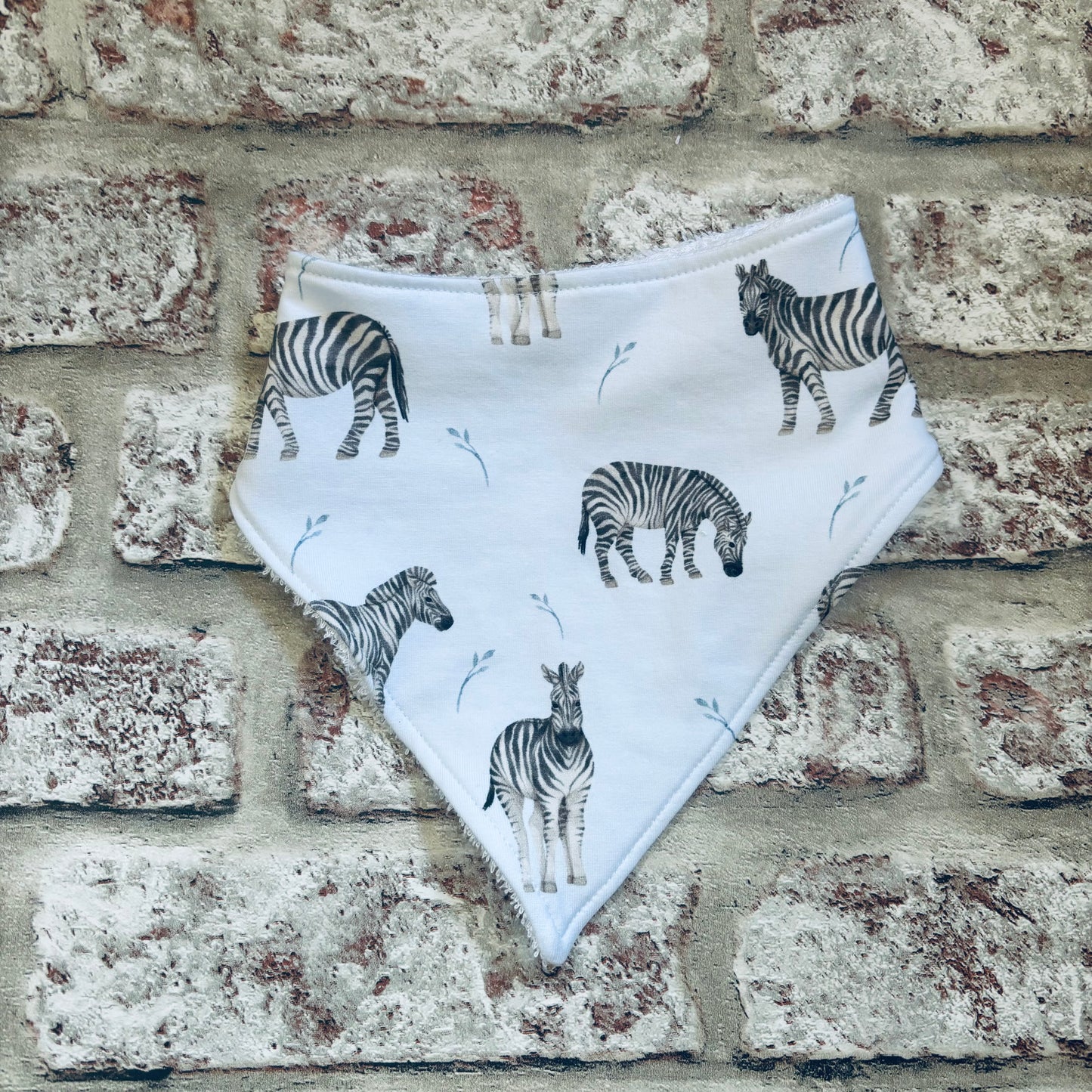 Zebra Bandana Bib